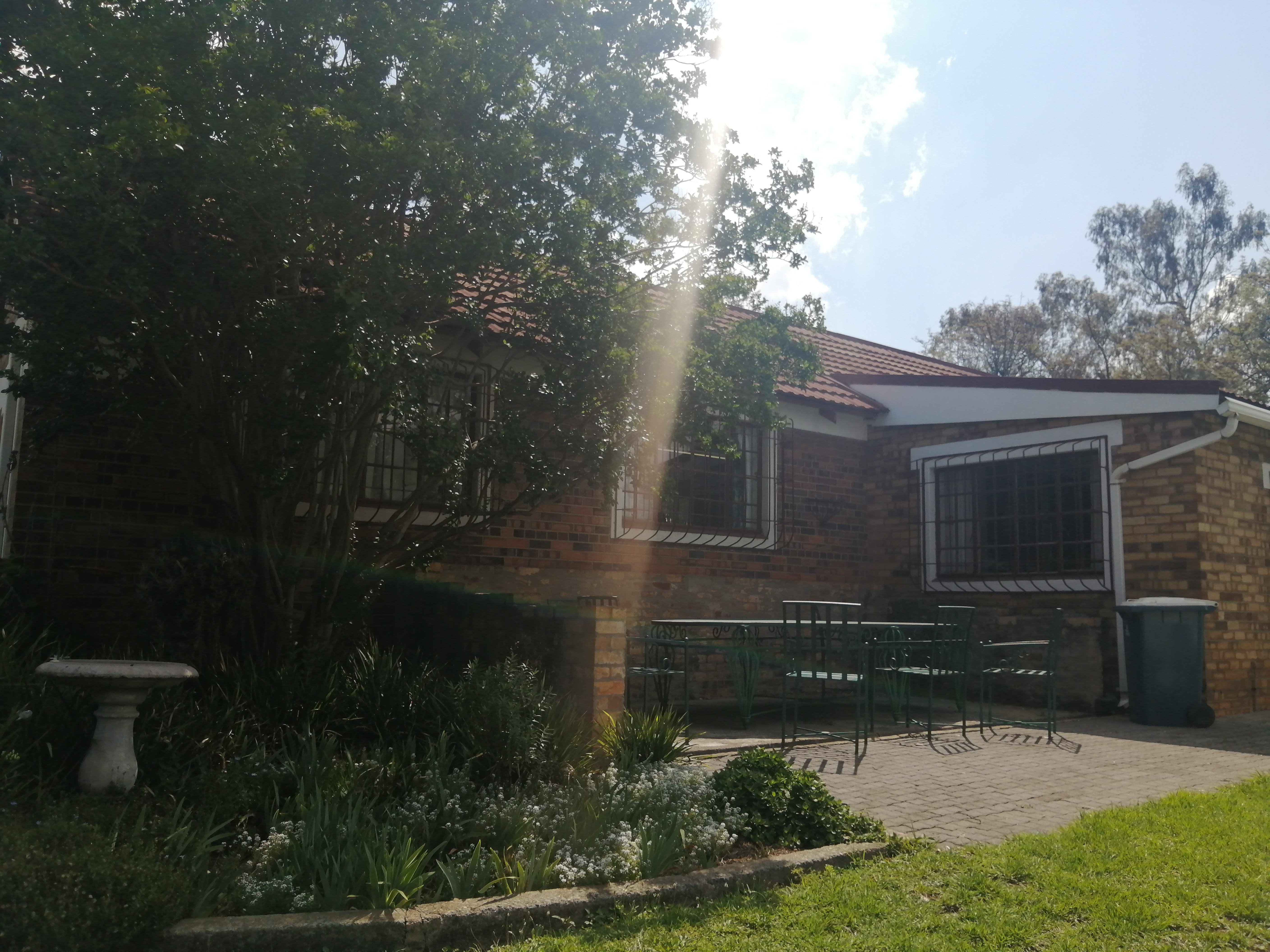 Outside table and chairs